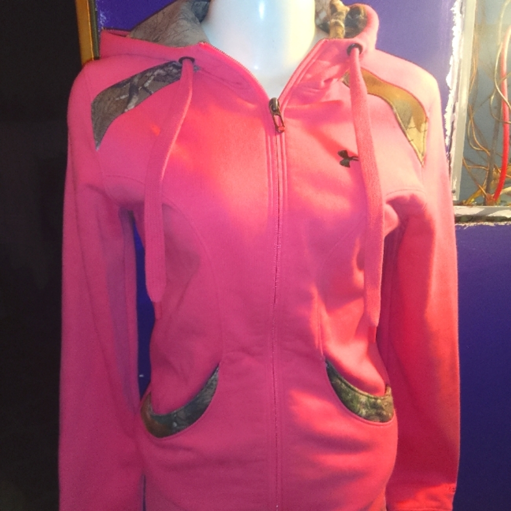 Hurley semi fitted zip up hoody sm/pp